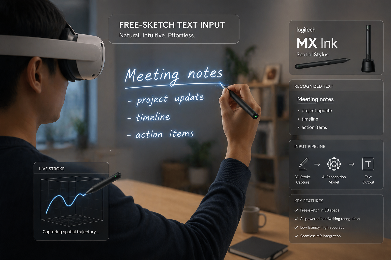 Free Sketch in 3D space